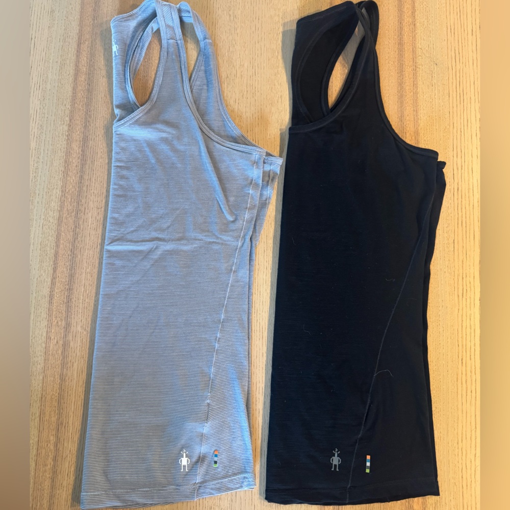 Smartwool Women's Tank Tops - Gray and Black